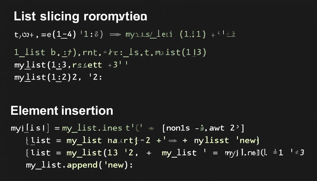 découvrez comment ajouter, supprimer et insérer des éléments dans une liste python pour gérer efficacement vos données.