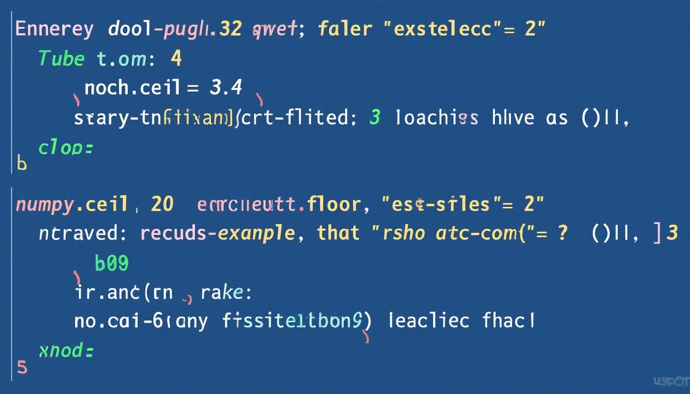 apprenez à arrondir des nombres en python en utilisant les fonctions round(), ceil() et floor() pour gérer différents types d'arrondis efficacement.