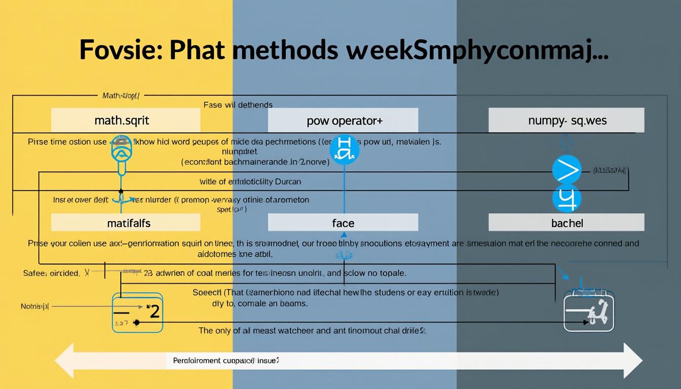 découvrez comment calculer une racine carrée en python en utilisant la fonction math.sqrt() ainsi que d'autres méthodes alternatives simples et efficaces.