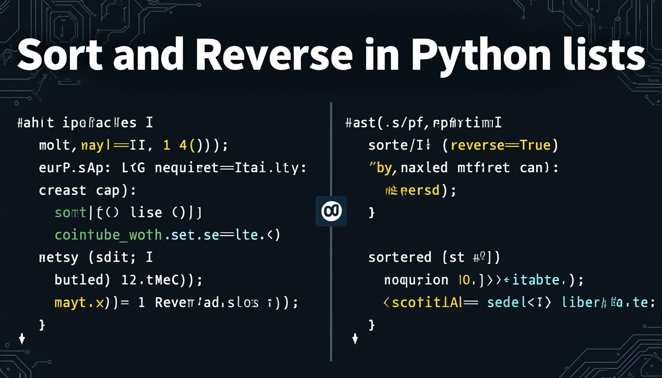 apprenez à inverser et manipuler les listes en python grâce aux méthodes reverse(), au slicing et au tri pour optimiser la gestion de vos données.