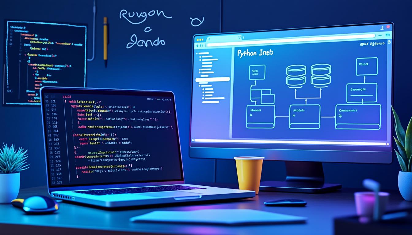 apprenez à développer des applications web performantes et évolutives avec les frameworks python django, flask et fastapi. guide complet pour débutants et développeurs confirmés.
