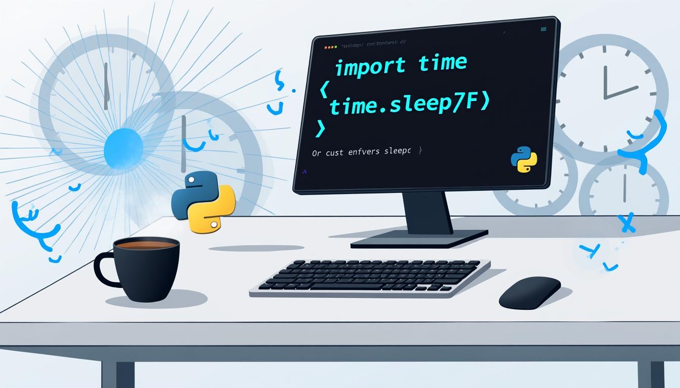 découvrez comment utiliser la fonction time.sleep() en python pour faire une pause dans l'exécution de votre programme de manière simple et efficace.