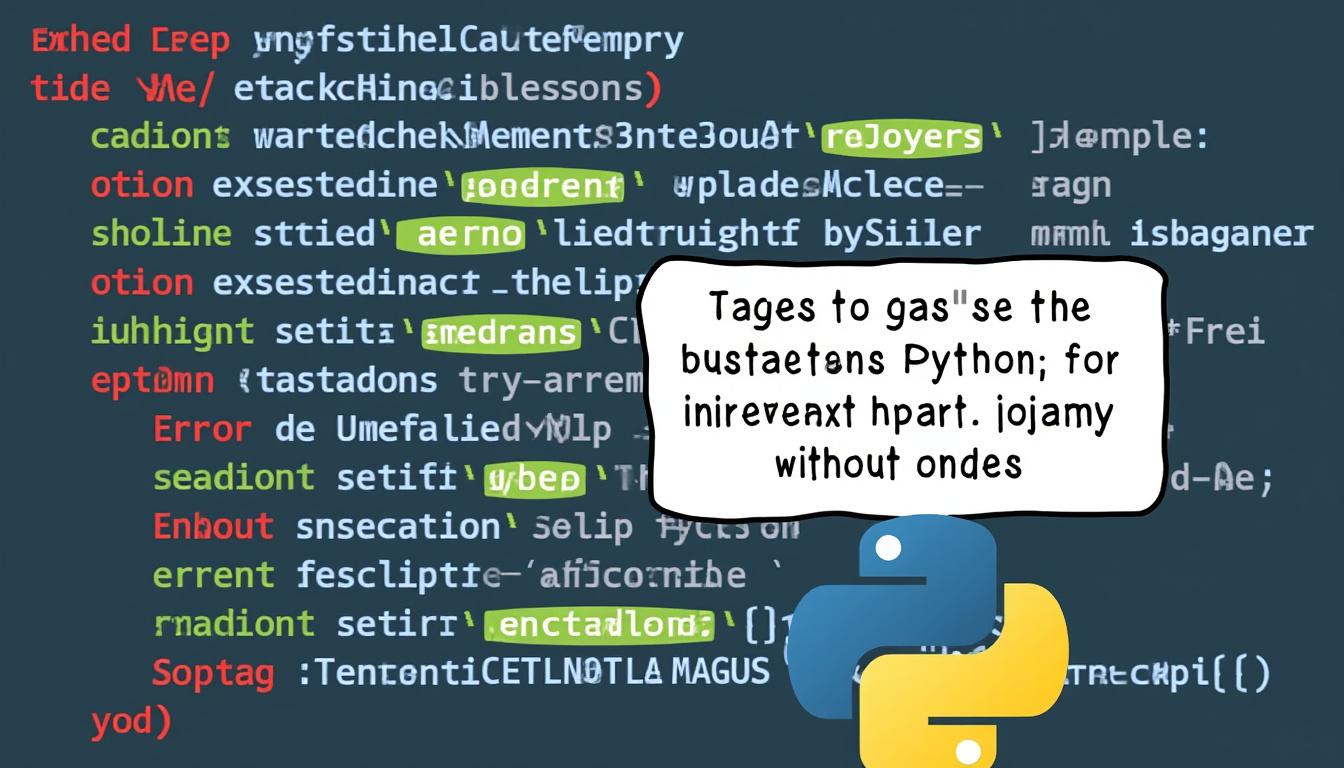 apprenez à gérer efficacement les erreurs en python grâce aux blocs try / except, pour un code plus robuste et sans plantages inattendus.
