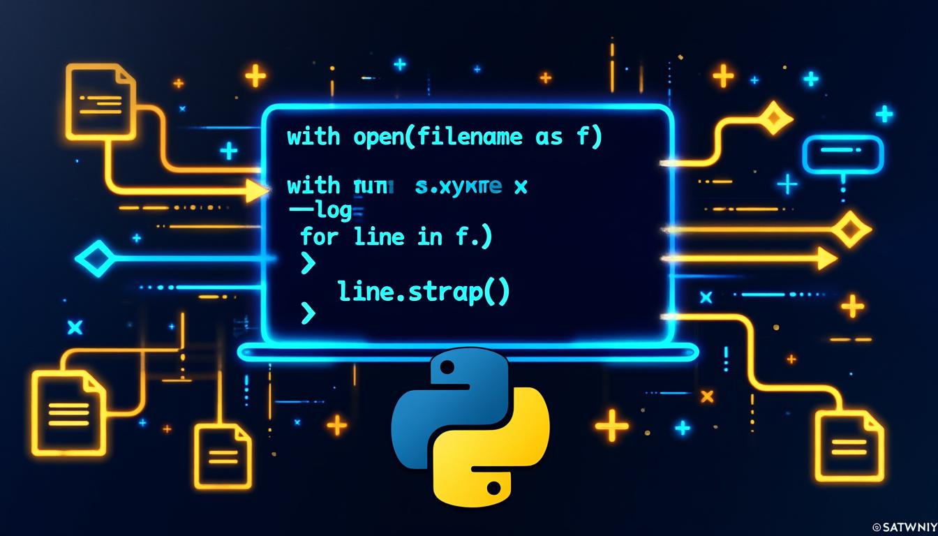 Lire efficacement un fichier ligne par ligne en Python