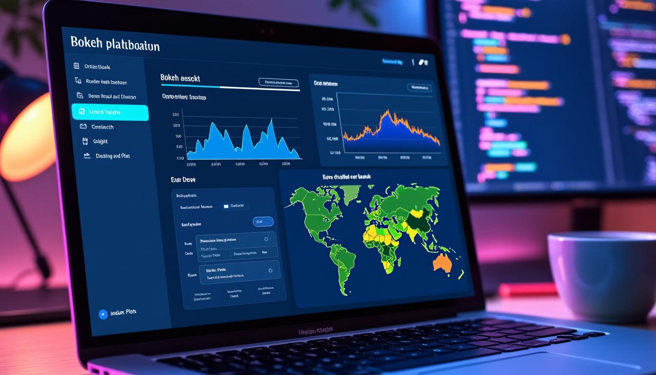 apprenez à créer des graphiques interactifs et dynamiques en utilisant bokeh, une bibliothèque python puissante pour la visualisation de données.