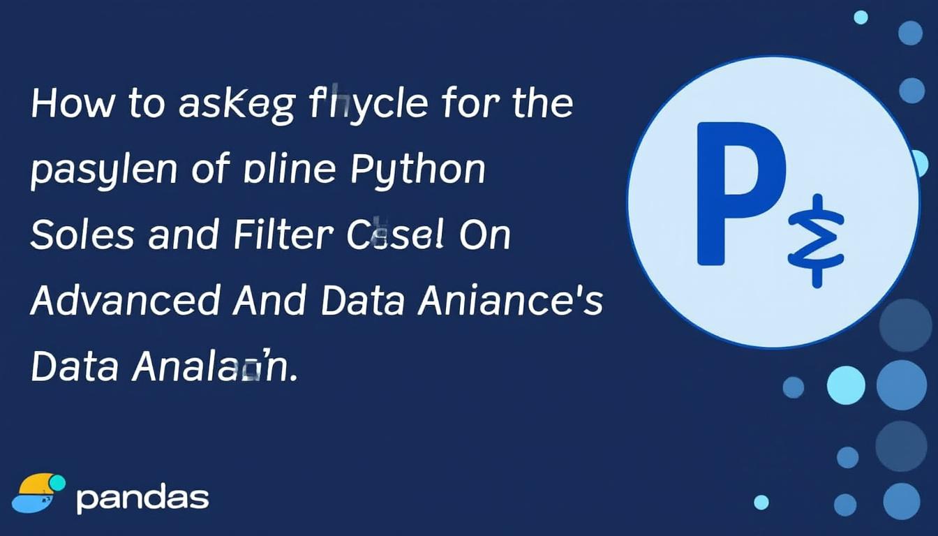 apprenez à manipuler des dataframes avec pandas en utilisant merge, groupby et filter pour analyser et transformer efficacement vos données.