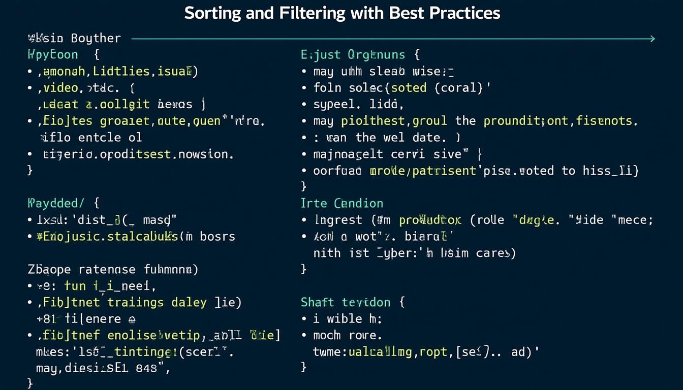 apprenez à créer un outil de tri et de filtrage efficace en python grâce à ce guide étape par étape, idéal pour organiser et analyser vos données facilement.