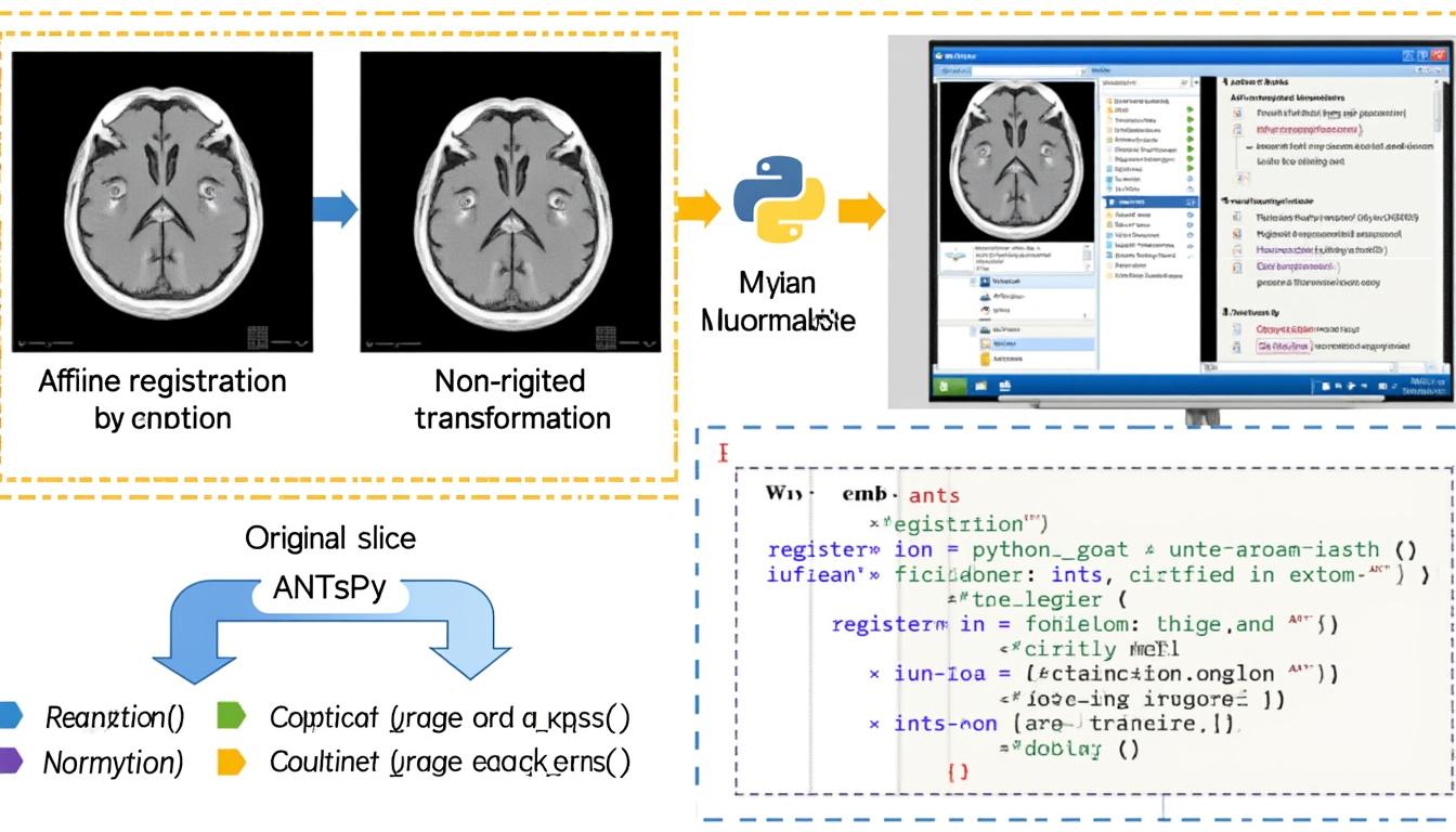 apprenez à créer un outil performant de traitement d’images médicales en utilisant antspy, une bibliothèque python dédiée à l'analyse avancée d’images biomédicales.